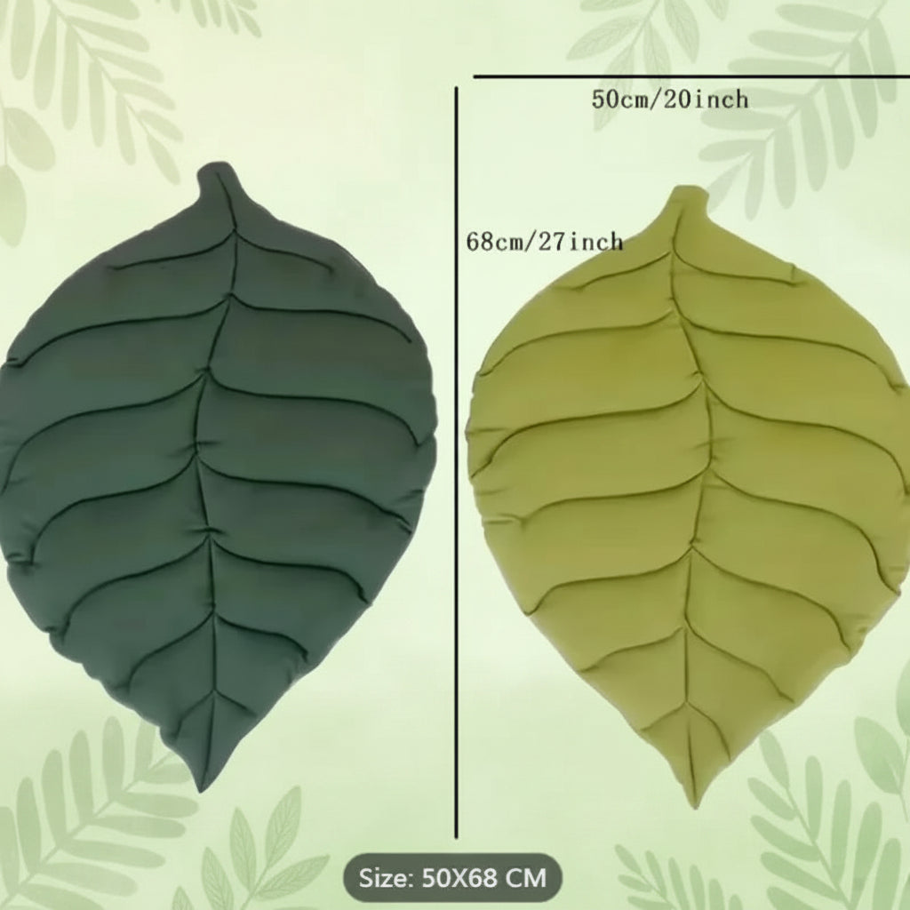 The Evergreen Leaf Pet Lounge Mat