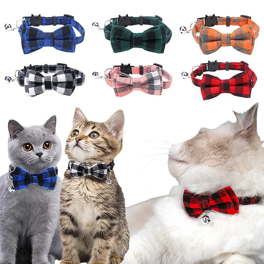 The Kensington Plaid Bow Tie Collar
