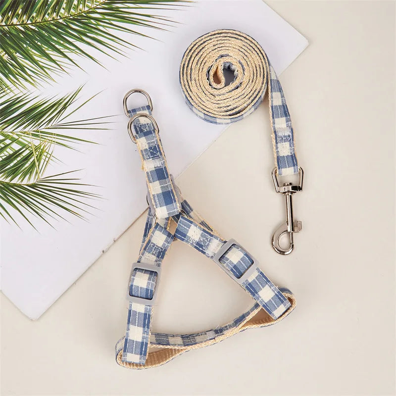 The Heritage Plaid Harness & Leash Set