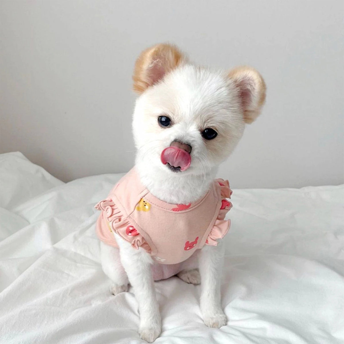 The Meadow Charm Embroidered Pet Tank