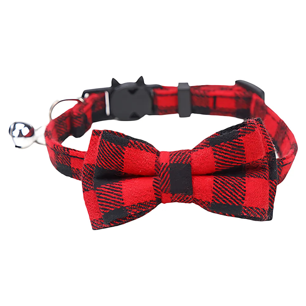The Kensington Plaid Bow Tie Collar