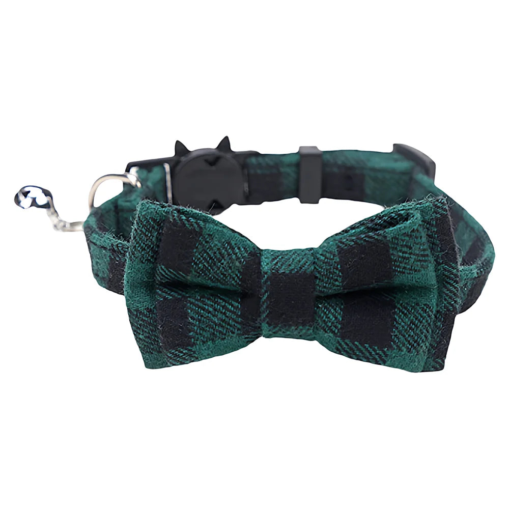 The Kensington Plaid Bow Tie Collar