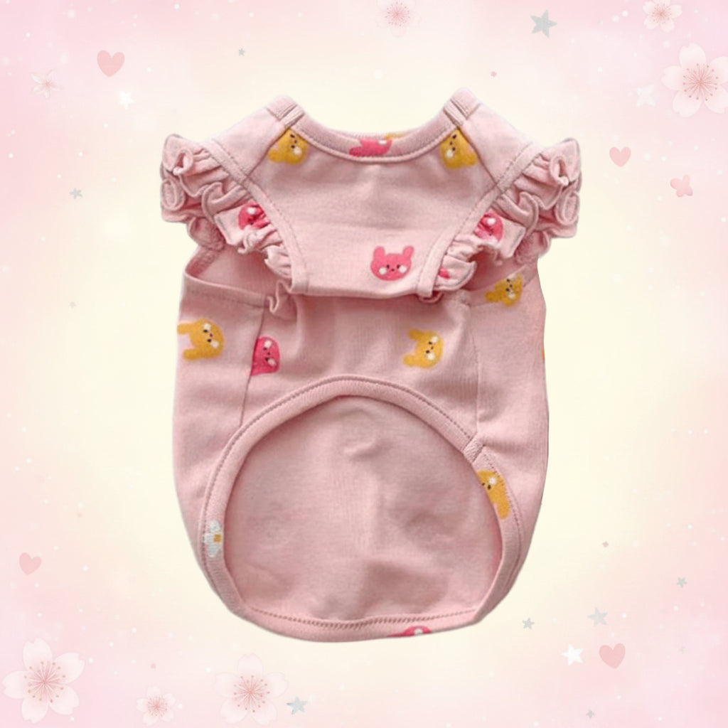 The Meadow Charm Embroidered Pet Tank
