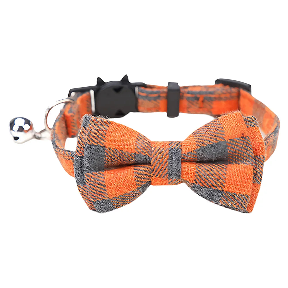 The Kensington Plaid Bow Tie Collar