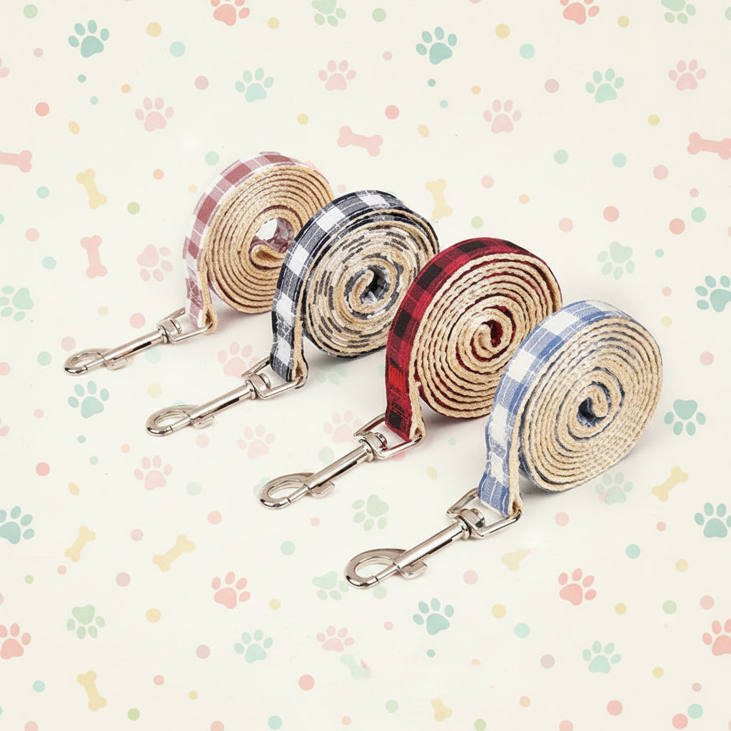 The Heritage Plaid Harness & Leash Set