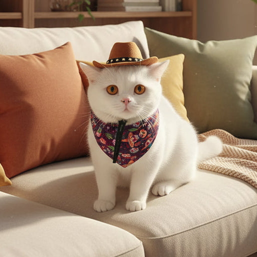 The Frontier Star Pet Cowboy Hat