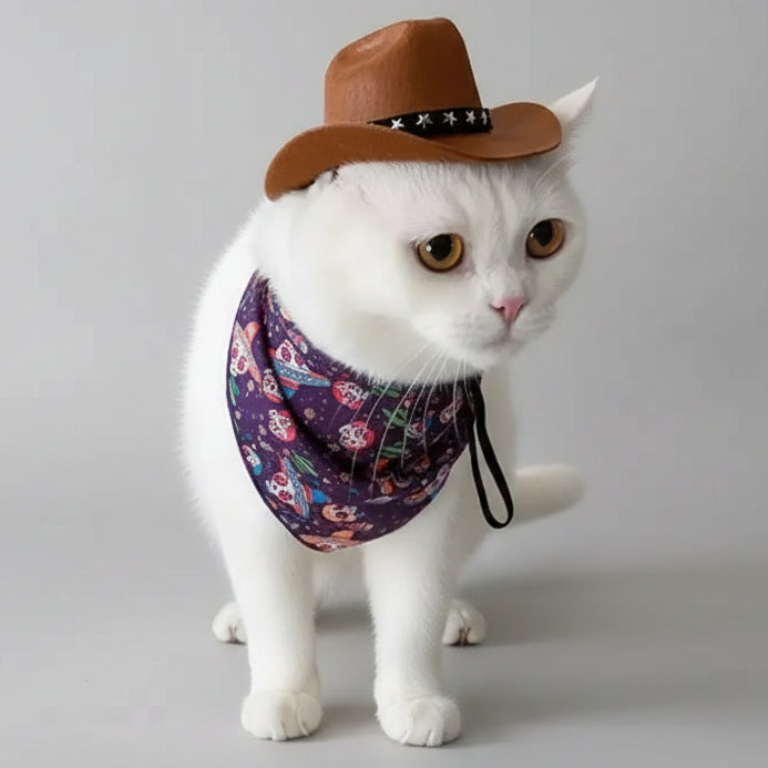 The Frontier Star Pet Cowboy Hat