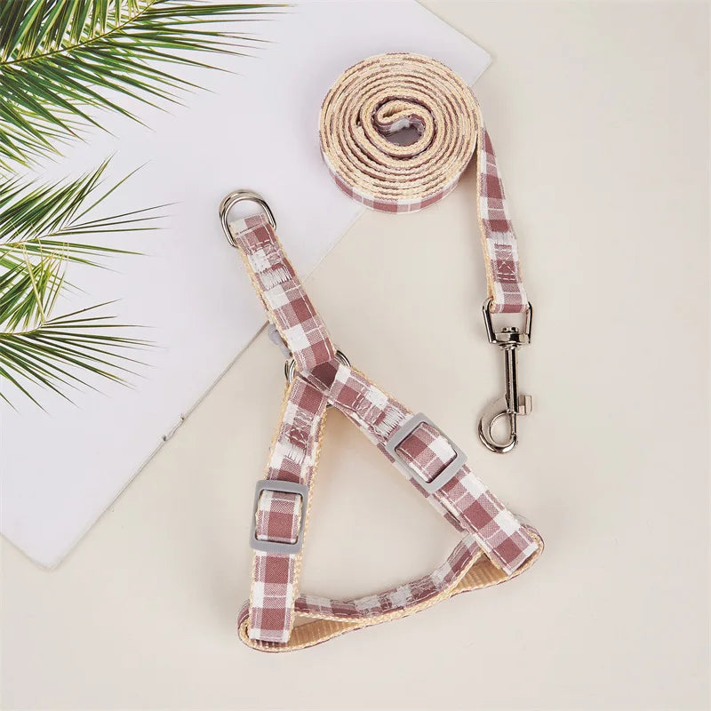 The Heritage Plaid Harness & Leash Set