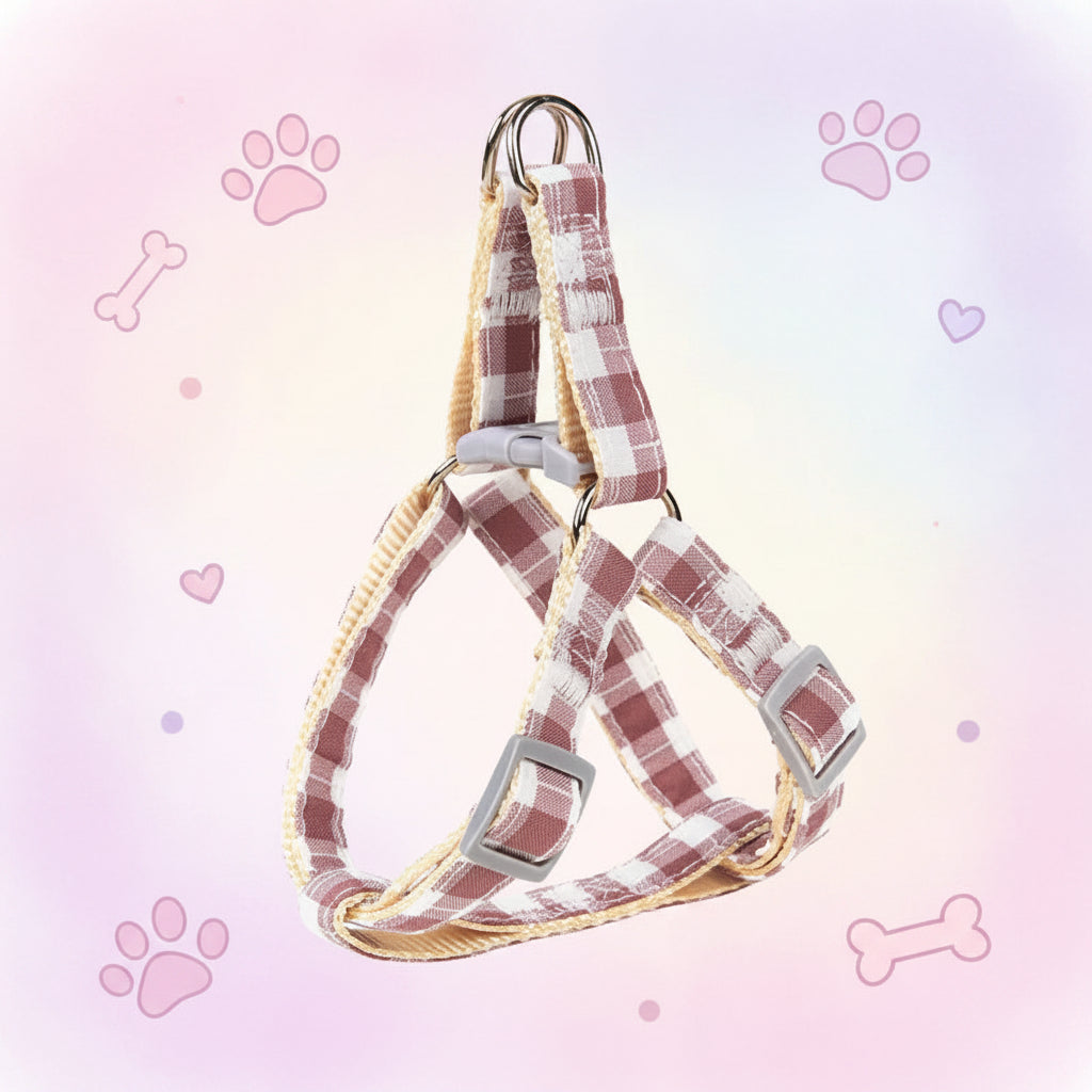 The Heritage Plaid Harness & Leash Set
