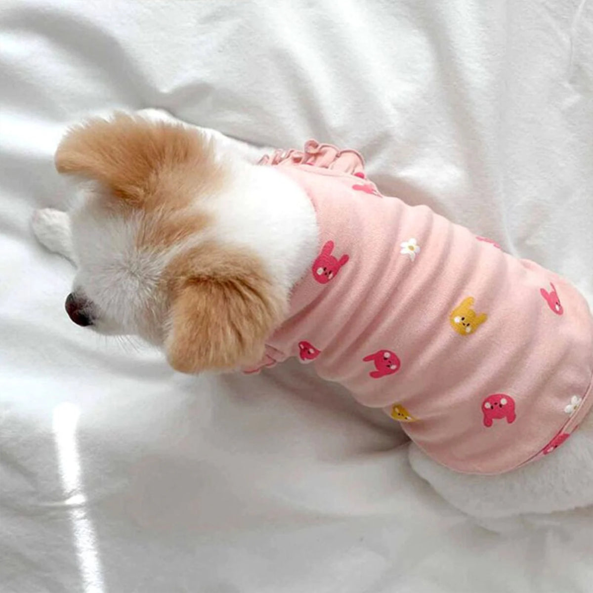 The Meadow Charm Embroidered Pet Tank