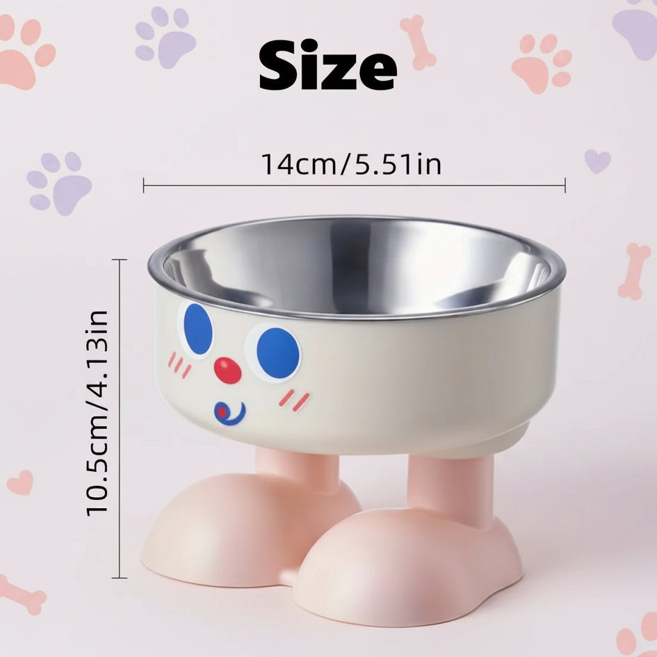 The DuraSteady Elevated Stainless Bowl