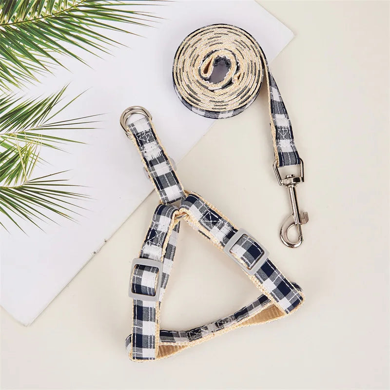 The Heritage Plaid Harness & Leash Set