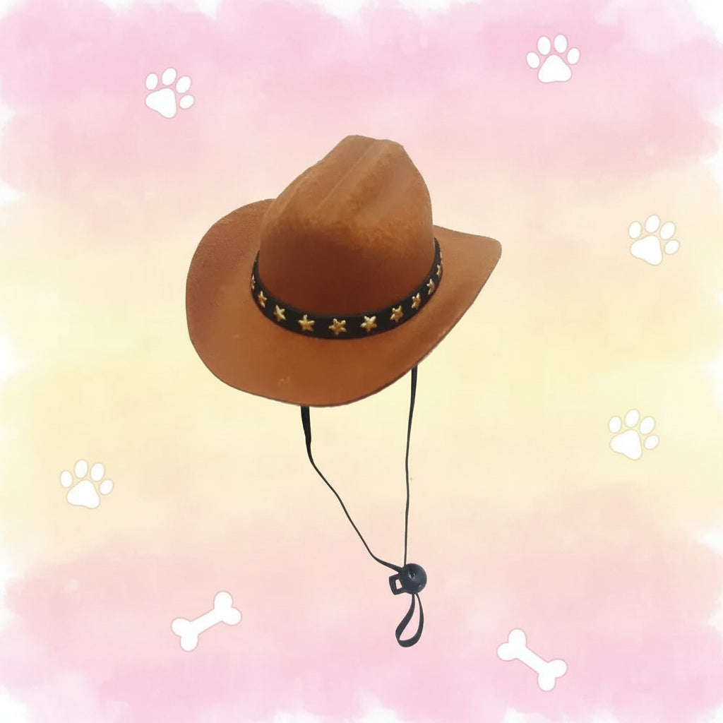 The Frontier Star Pet Cowboy Hat