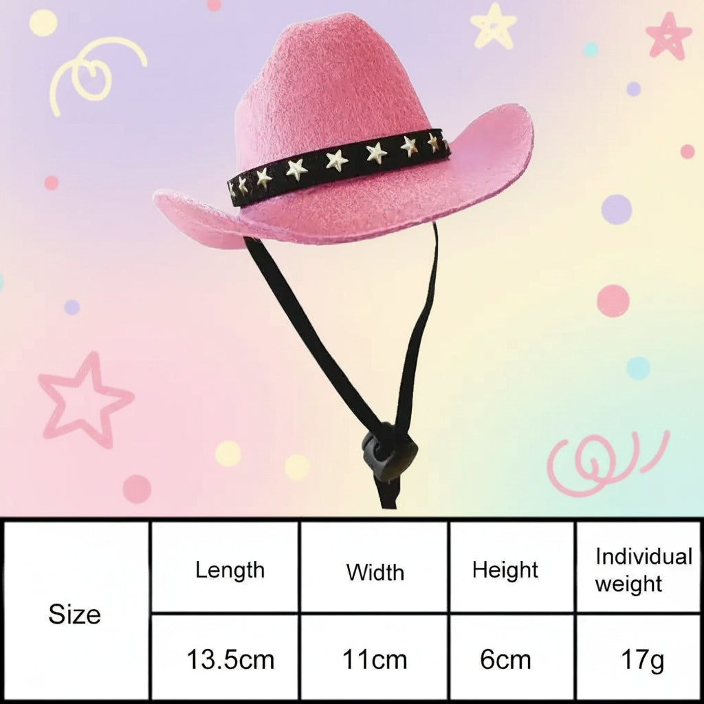 The Frontier Star Pet Cowboy Hat