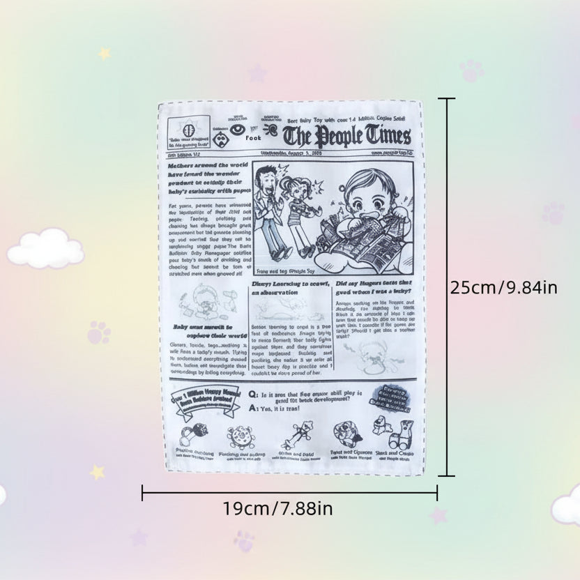 The Daily Bark Crinkle Newspaper Toy